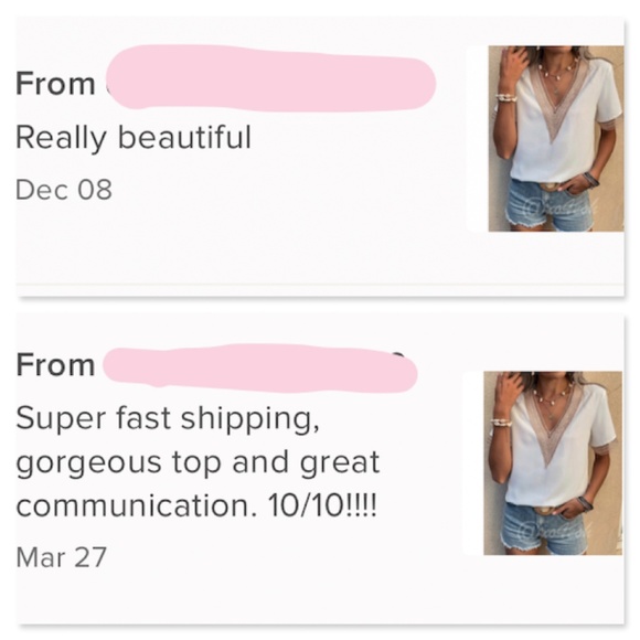 Black Casual Top V-Neck Embroidered Details Short Sleeves - Picture 9 of 9